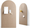 Large Arched Felt Bulletin Board 47.2''×25.5'', Taupe