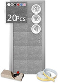 Arrowzoom 20-Pack Polyester Acoustic Panels 12x12 in Gray AZ1184