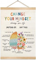 You found a duck Mental Health Motivational Wall Art,Happy Chemicals Poster, Therapy & Counseling Office Decor, School Counselor Supplies, Psychology Classroom Must Haves 14x18.5in (BG021)