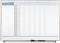 Quartet In and Out Dry Erase Magnetic Board 23"W x 16"H, In & Out Personnel Matrix for 15 Names, Silver Frame (33704)