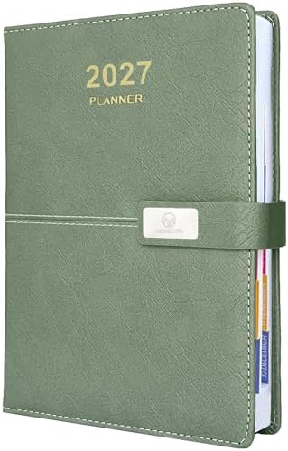 2027 Daily Planner - One Page per Day, 2027 Hourly Daily Calendar Book