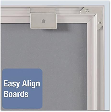 Quartet Matrix Modular Magnetic Whiteboard, 16" x 16", Includes Tray and Marker, Silver Aluminum Frame (M1616)