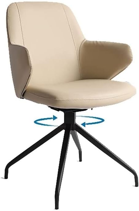 Office Chair Leisure Computer Chair Home Comfortable Sedentary Study Bedroom Backrest Swivel Chair Office Chair (Color: Grey) (Color : Grey) (Beige)