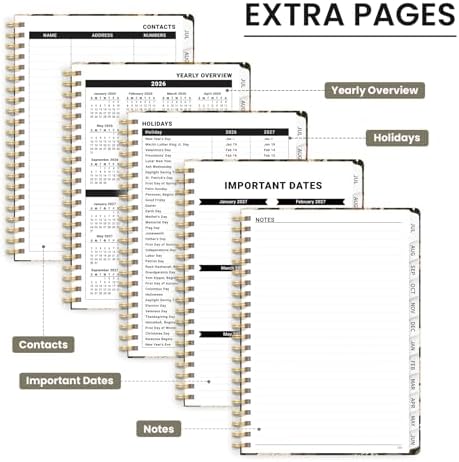 ZOTIA Planner 2026-2027 Jul 2026-Jun 2027 Academic Monthly & Weekly Planner