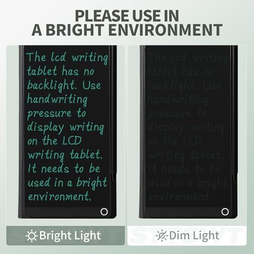 LCD Writing Tablet for Adults: 6.5 Inch Drawing Board with PU Leather Case