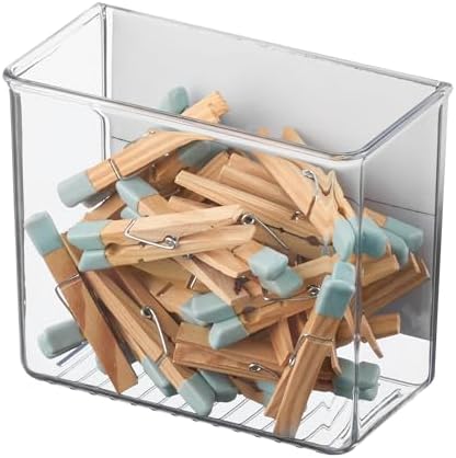 iDesign Magnetic Small Clear Plastic Organizer Bins