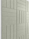 Felt Bulletin Board Tiles | Modern Cork Board Alternative | Large Cork Boards for Walls | Aesthetic Felt Wall Panels for Office & Home Decor | Pinboard & Photo Board (12-Pack) | Sage