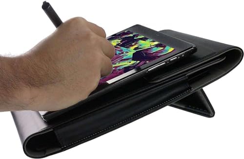 Leather Graphics Tablet Folio Case - Compatible with LifBetter Colorful 9.7" LCD Writing Tablett