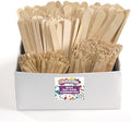 Colorations Assorted Sizes Natural Wood Craft Sticks Tongue Depressors, 1200 Piece Classroom Pack, All Natural, , 1mm Thick, Jumbo, Large, Regular, and Mini (Item # CPCS) | 1200-Piece Classroom Pack, All Natural, High Quality, 1 mm Thick, Jumbo, Large,...
