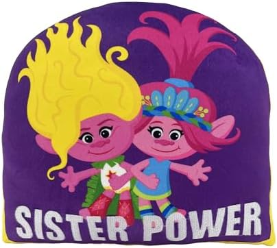 Northwest Trolls Sister Power Cloud Pillow 12" – Plush Kids Stuffed Toy, Colorful Cartoon Bedroom Decor, Gift for Girls & Trolls Fans