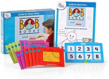 hand2mind Bob Books & Versatiles Beginning Readers Set, First Reader Books, Learn to Read, Phonemic Awareness & Phonics Workbook, Toddler Learning Activities, Kindergarten Homeschool Supplies