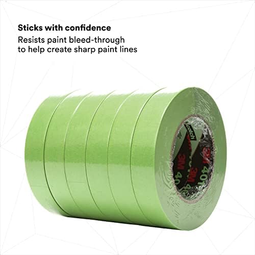 3M High Performance Green Masking Tape 401+, 24 mm x 55 m, 6.7 mil