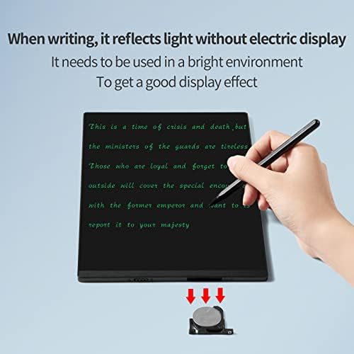 LCD Writing Tablet 9.5 Inch Double Display Digital Notepad