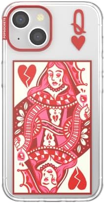 PopSockets iPhone 15 Plus Phone Case with MagSafe- Heart Queen