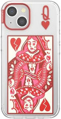 PopSockets iPhone 15 Plus Phone Case with MagSafe- Heart Queen