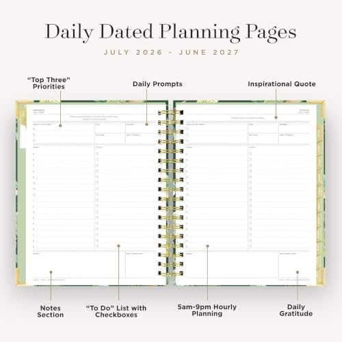 Day Designer 2026-2027 Daily Academic Planner, 7.4"x9.5", St. Barts