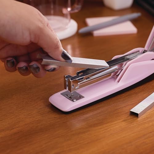 Swingline Stapler, 20 Sheet Capacity, 545 Desktop Stapler, Blush Pink (S7054513), Regular (Pack of 12)