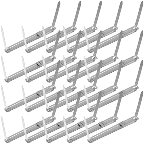 Loose-Leaf Paper Fasteners 150Pcs Metal Binding Spines File Clips Office Folder Accessories Paper Fasteners Hole Punch Loose Leaf Combs Sturdy
