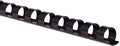 GBC Binding Spines / Spirals / Coils, 3/8" Diameter, 55 Sheet Capacity, CombBind, Black, 100 Pack (4000044)