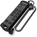 Monster Pro MI Professional Surge Protector Power Strip with Fireproof MOV Technology for Computers, Amplifiers, Pedal Boards, and Pro Audio Gear