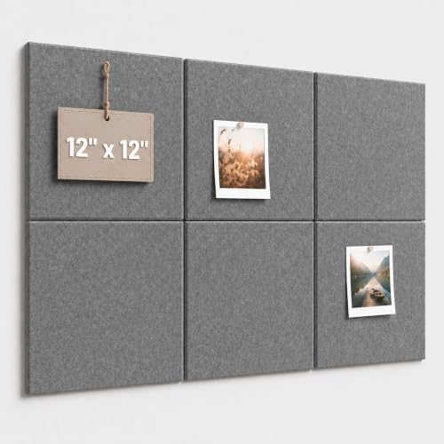 Felt Bulletin Board Tiles, Large Cork Board Alternative,24 x 36 in