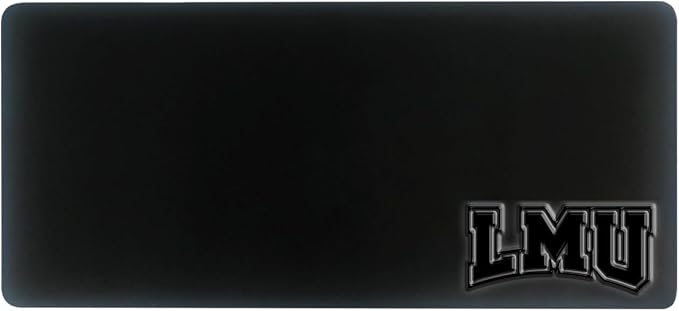 Loyola Marymount University Alumni Desk Mat, Durable Office Supplies, Non-Slip Base, Responsive Desk Pad with Smooth Surface, Black