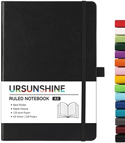 Ruled Notebook/Journal - Classic Lined Journal/Notebook, 5.3" x 8.26"