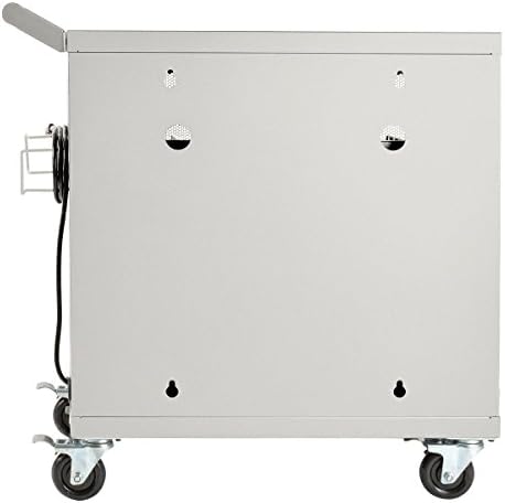 Tripp Lite 32-Port USB Charging Cart Storage Station for Android & Tablet, White (CSC32USBW)