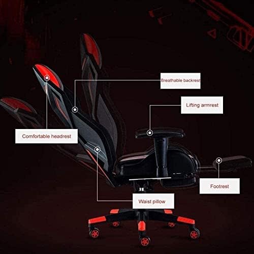 Office Chair Ergonomic Office Chair Executive High Back Computer Chair with Lumbar Support Arm Headrest Home Gaming Chair (Colour: C) (Colour: A) (B)