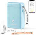ORGBRO Label Maker, Bluetooth Label Maker Machine with Tape, X1-Blue