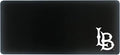 California State University - Long Beach Classic Cloth Desk Mat, Durable Office Supplies, Non-Slip Base, Responsive Desk Pad with Smooth Cloth Surface, Black