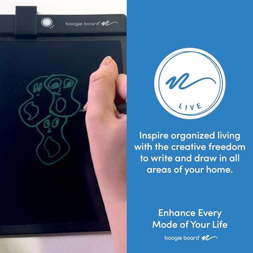 Boogie Board Basics Reusable Writing Pad - Digital Drawing Tablet, LCD Writing Pad with Instant Erase, Includes Stylus Pen