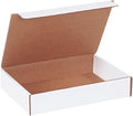 Top Pack Supply Literature Mailers, 9" x 6 1/2" x 1 3/4", White (Pack of 50)