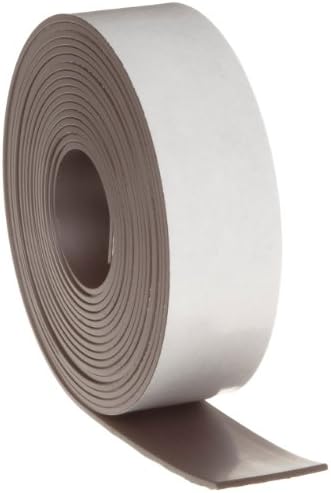 Master Magnetics Flexible Magnetic Strip with Adhesive Back - 0.06" Thick, 1" Wide, 10 Feet Long, 1 Roll, 07019