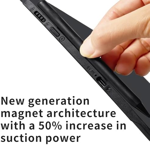 12in Rechargeable LCD Writing Tablet, Bezel-Free Type-C Digital Notepad