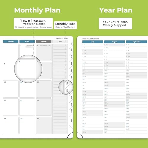 Planner 2026-2027 Daily Daily Weekly and Monthly,8.5"x6.5"