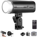 NEEWER Q200 200Ws 2.4G TTL Outdoor Studio Flash Strobe App Control, Compatible with Godox, 1/8000 HSS 3200mAh Battery Photography Monolight 10W Modeling Lamp/750 Full Power Flash/0.01~1.5s Recycle