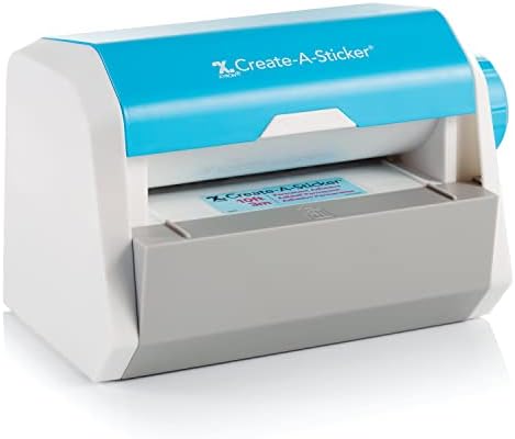 Xyron Create-a-Sticker, 5" Sticker and Label Maker Machine for Small Business and DIY Crafts & Double-Sided Laminate Refill for The Creative Station & Creative Statio Lite, 5" x 18', Refill-Cartridge