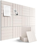 Fluxynara 48" x 36" Large Felt Bulletin Board, Oatmeal