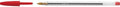 BIC Cristal Original Ballpoint Pens Medium Point (1.0 mm) â€“ Red, Pouch of 4