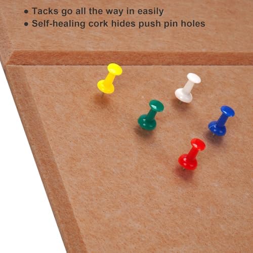 48" x 36" Large Felt Bulletin Board & Cork Board Alternative, Mauvey Pink
