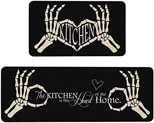 Kitchen Rugs and Mats Set of 2,Floor Mats for Home Kitchen Decor Mat