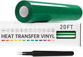 VinylRus Heat Transfer Vinyl, Green, 12" x 20ft