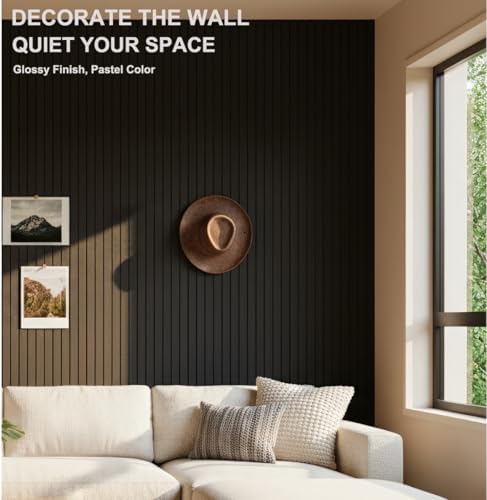 0.47" Thick Felt Pin Board 36"x24" Large Cork Board Alternative 6 Pack 11.81"x11.81"Felt Bulletin Board Wall Tiles Notice Board with 30 Pushpins for Home Office School(Fine-Black)