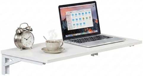 Need 36x20IN Wall Mounted Folding Table for Office Laundry White