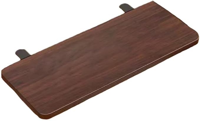 Desk Extender Tray, Punch-Free Clamp on 90° Foldable Keyboard Drawer Tray, Table Mount Armrest Shelf, Computer Elbow Arm Support (Black, 6.9"*9.8"*0.5"/17.5cm*25cm*1.2cm)