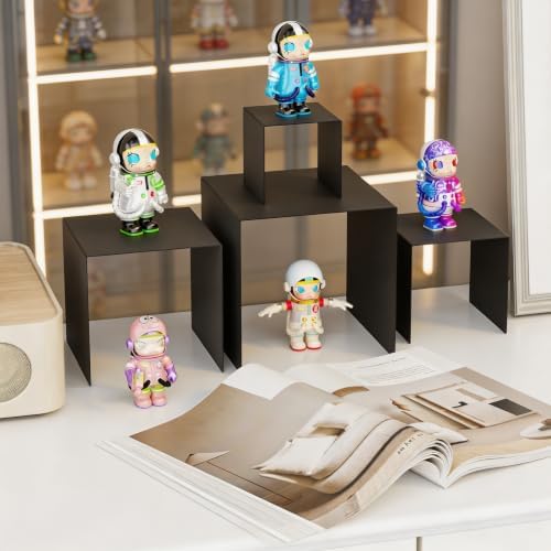 Display Stand & Risers, 8 Pcs Set Metal Rectangular Cupcake Stands
