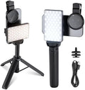 NEEWER Basics LED Selfie & Tattoo Light Compatible with iPhone, Clip on CPL Filter/Tripod Stand/Phone Holder, Fill Lighting Remove Reflection for Art Food Jewelry Photography Video Recording, BL120B