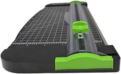 Westcott 12" Titanium Paper Trimmer Scrapbooking Tool, Black