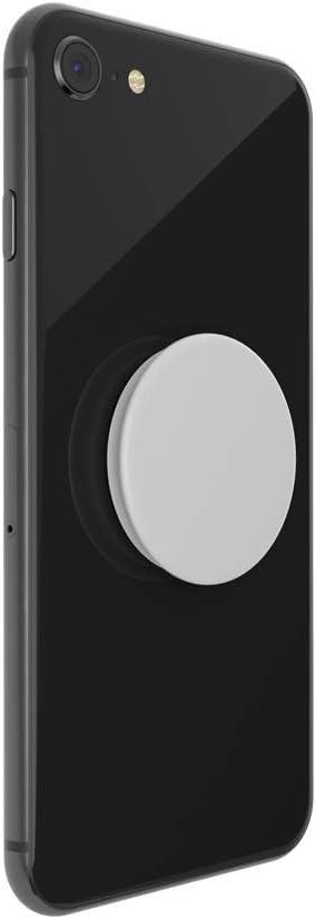 PopSockets Adhesive Phone Grip, Holder- White | Secure Comfortable Hold, Anti-Drop, Kickstand, White, Electronic Accessories, For iPad/Kindle/iPhone/Android